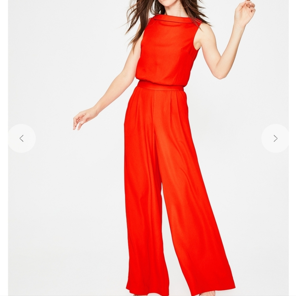 Boden clarissa stunning red jumpsuit BNWT!